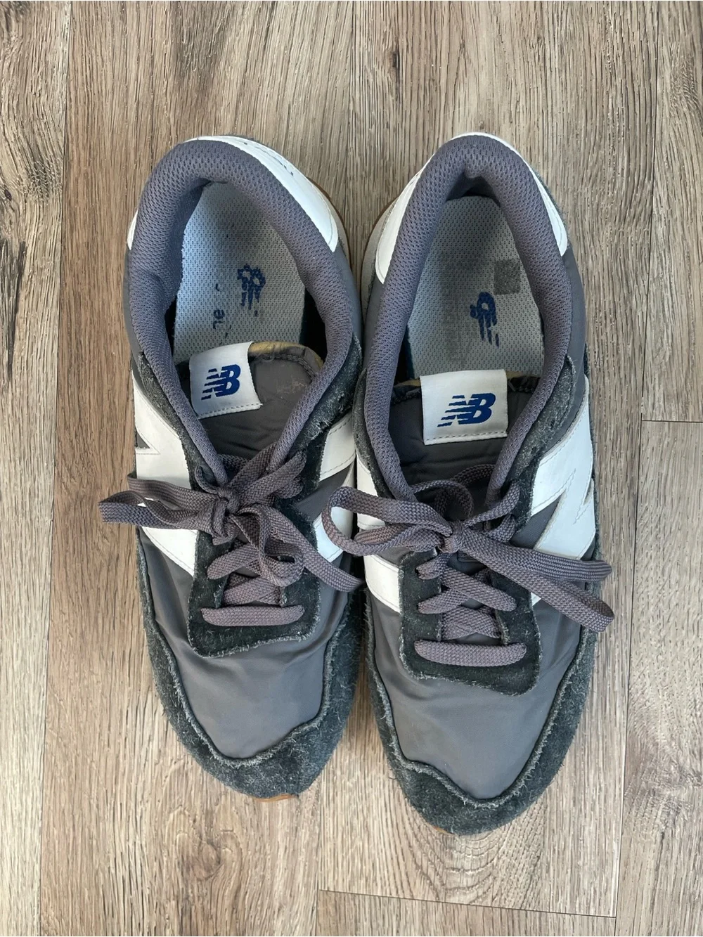 Men Size 11 New Balance 237 Grey Black Gum Shoes